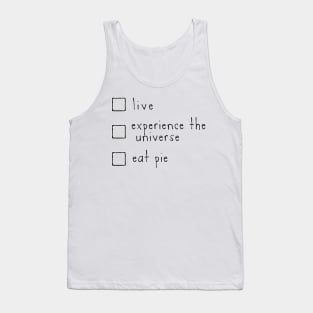 Checklist Tank Top